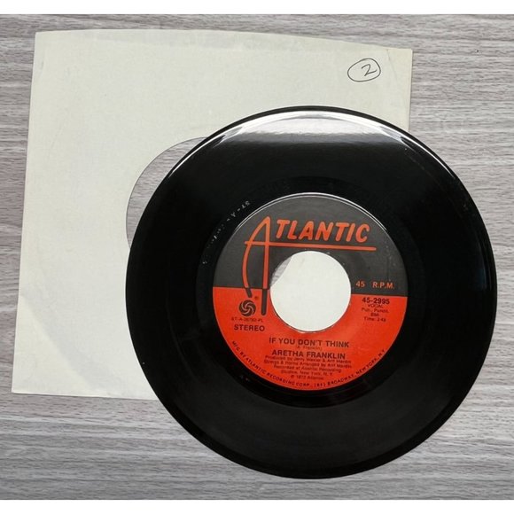 Aretha Franklin Until You Come Back To Me / If You Dont Think 45 Record Soul - Picture 4 of 4